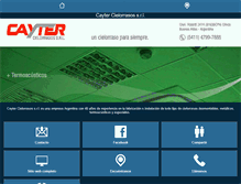 Tablet Screenshot of cayter.com